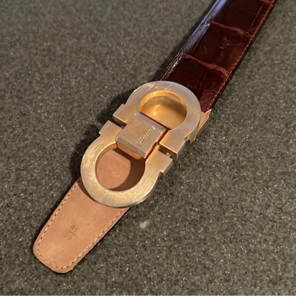 Men belt ferragamo